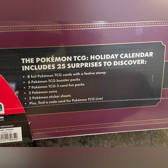 Pokemon 2025 Holiday Advent Calendar Bundle Exclusive New Séale - Picture 9 of 10